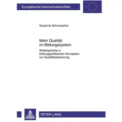 Mehr Qualität im Bildungssystem, Fachbücher von Susanne Schumacher
