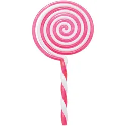 Lolli, pink-weiß