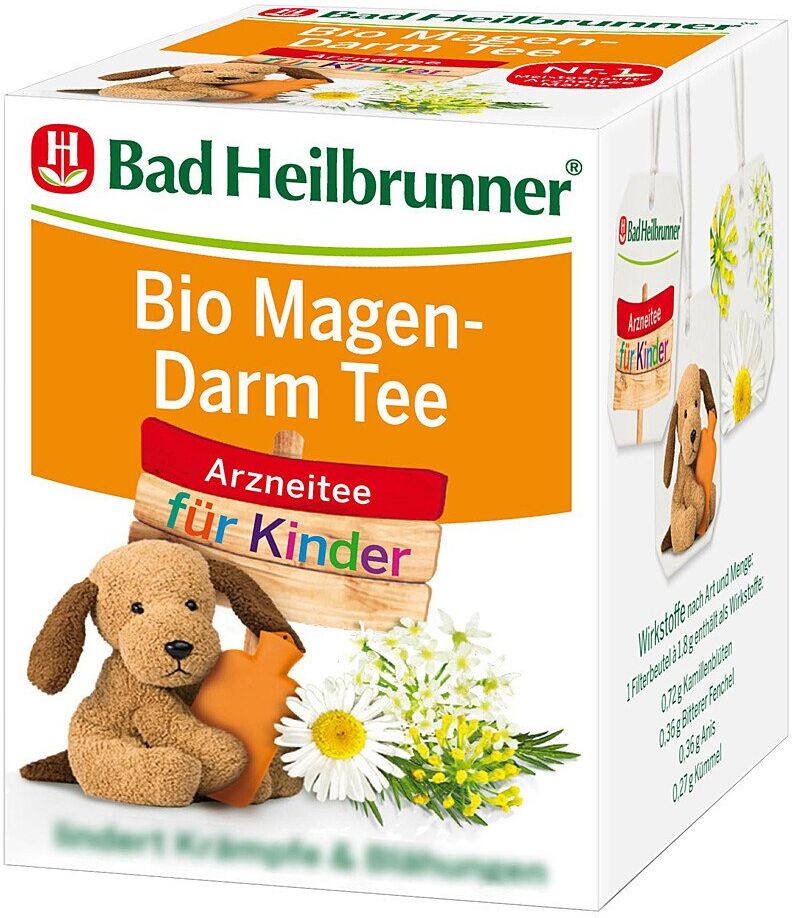 Bad Heilbrunner Bio Magen-darm Tee für Kinder Fbtl.