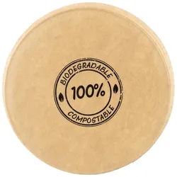 50x BIO Deckel für Dressingbecher aus Karton 30ml Ø44mm