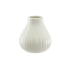 HOME STORY Vase   ¦ weiß ¦ Porzellan ¦ Maße (cm): H: 9  Ø: 8.5
