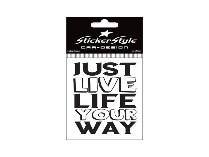 StickerStyle Sticker Just Live