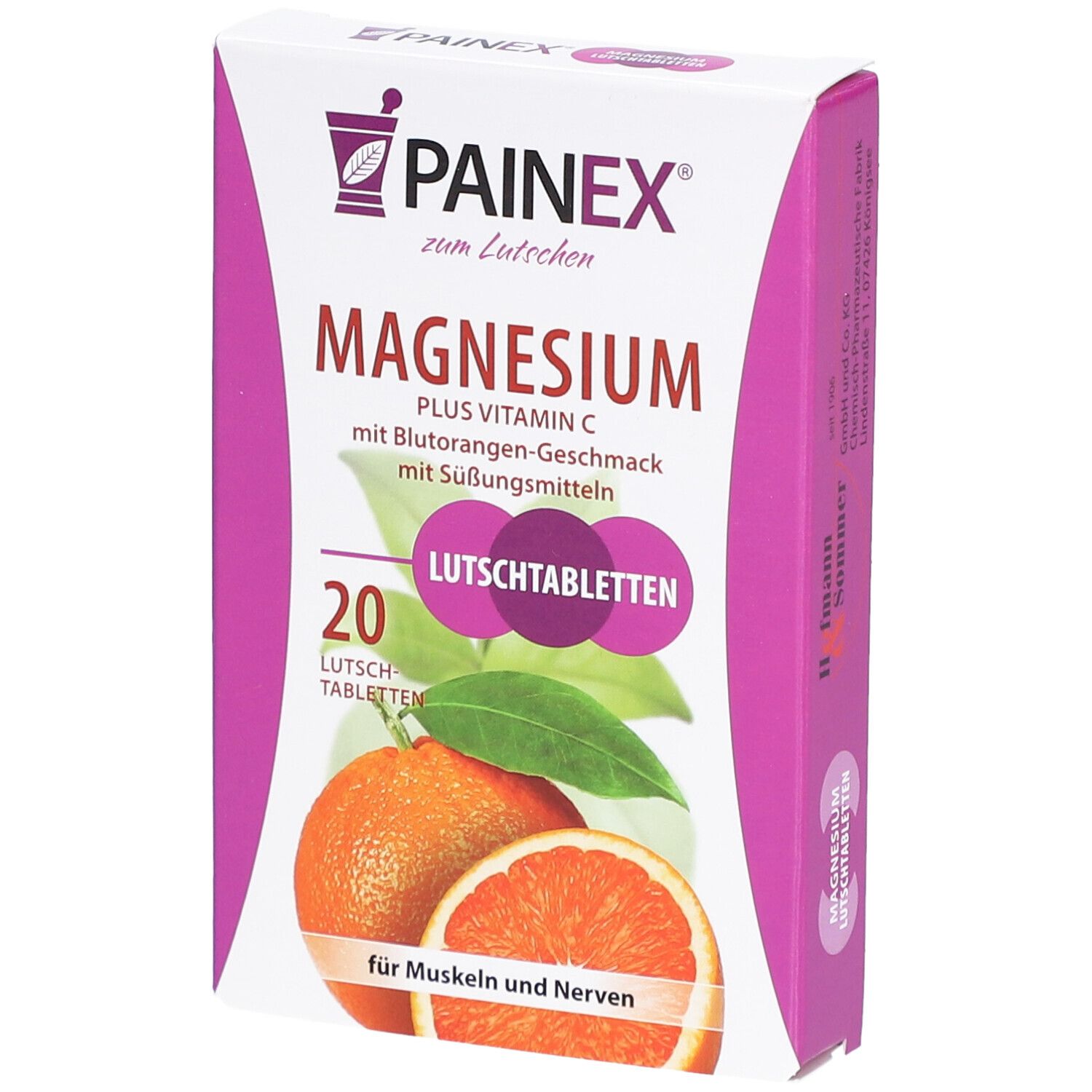 Magnesium MIT Vitamin C Painex 20 St Lutschtabletten