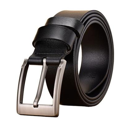 Herren Gürtel Kunstledergürtel Leder Mode Party Arbeit Einfarbig Schwarz Braun Rahmenschnalle