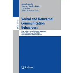 Verbal and Nonverbal Communication Behaviours, Fachbücher