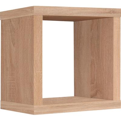 Wandregal MÄUSBACHER "Big System Office", braun (eiche sägerau), B:40cm H:41cm T:40cm, Holzwerkstoff, Regale, Wandregal, Breite 40 cm
