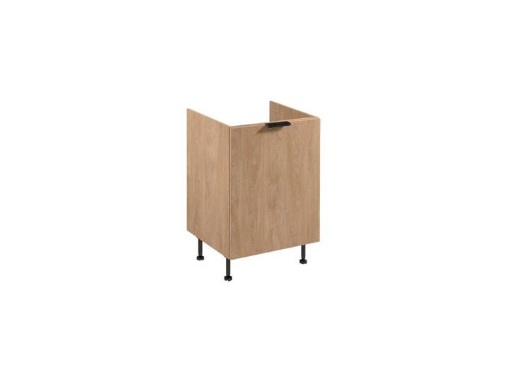 ROYAL24_MARKT Spülenunterschrank - Der Spülenunterschrank lässt sich schnell und einfach installieren. (Küche Spülenunterschrank, 1-St., Premium - Sorento - D60Z P/L) Edles Design - Top Material - Hochwertig.