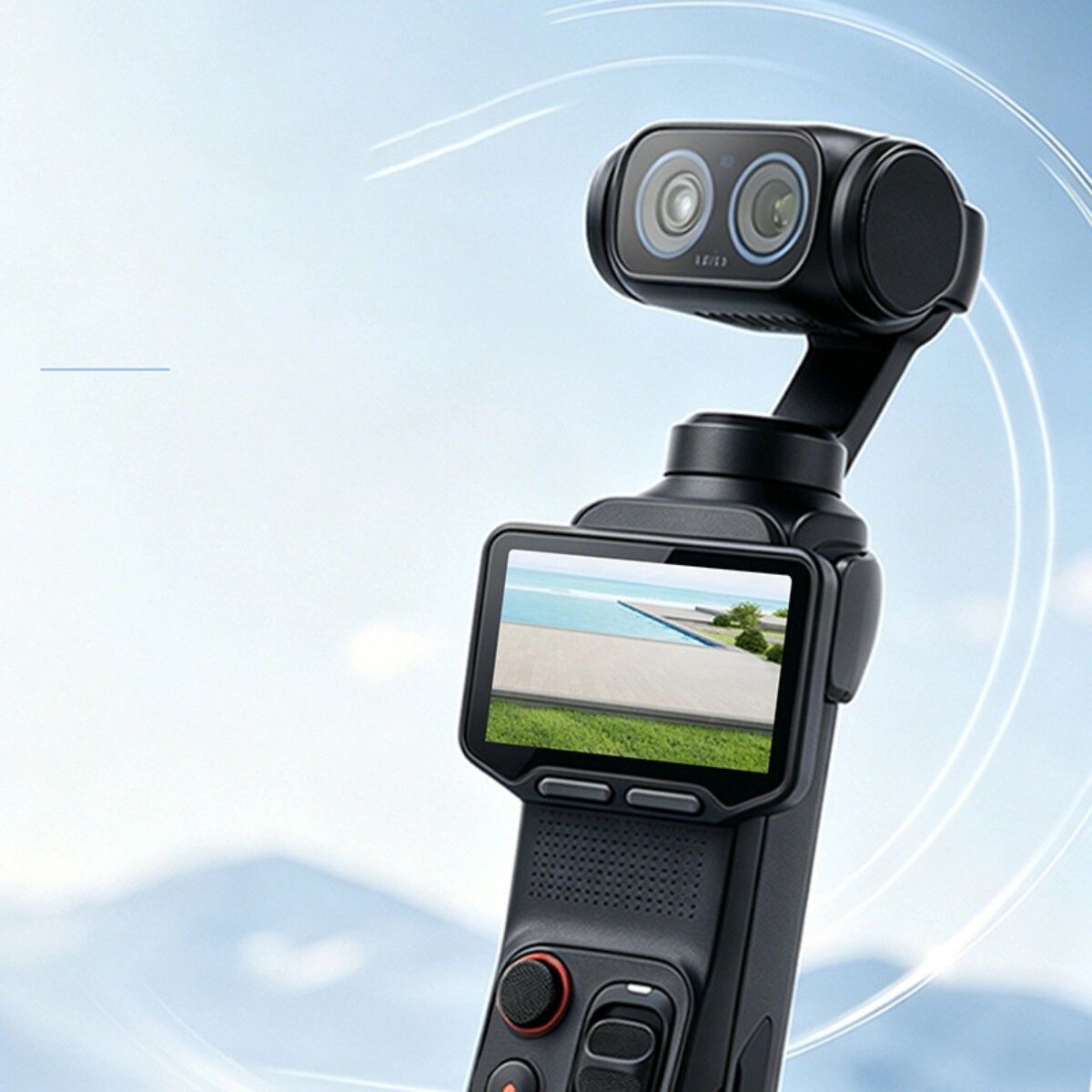 INF Gehärtete Glas-Displayschutzfolie & Linsenschutz (2er-Set) kompatibel mit Insta360 Luna Ultra – HD-Klarheit, oleophob