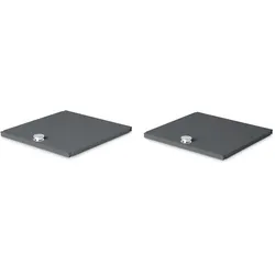 Tchibo - Türenergänzungs-Set Metall »Cn3« - grau