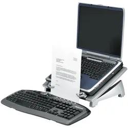 Fellowes Office Suites Laptop Riser Plus - Notebook-Ständer, Notebook Ständer, Schwarz, Silber