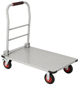 Garvee "Heavy-Duty Platform Truck Cart - 1800 lb Capacity, 36 x 24 in, Collapsible Handle, 6"" Swivel Casters with Brakes"