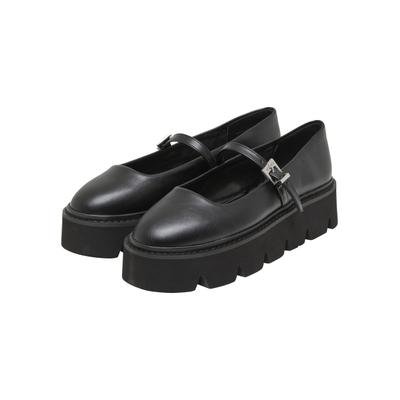 Stiefel BUFFALO "Buffalo Darya Mary - Vegannappa", Damen, Gr. 39, schwarz, Polyurethan, unifarben, Schuhe Stiefel