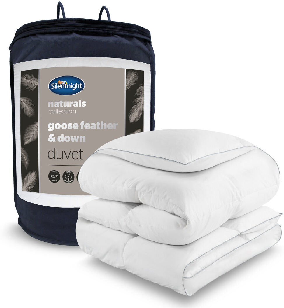 Silentnight Natural Collection Goose Feather 10.5 Tog Duvet White Double