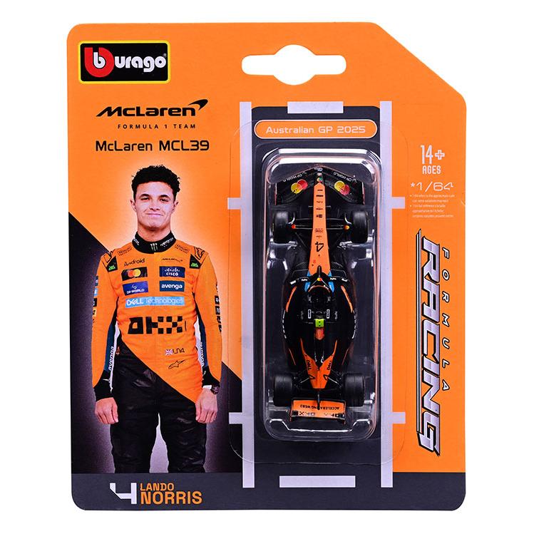 Bburago McLaren F1 MCL39 1/64 Norris 2025 (58001N)