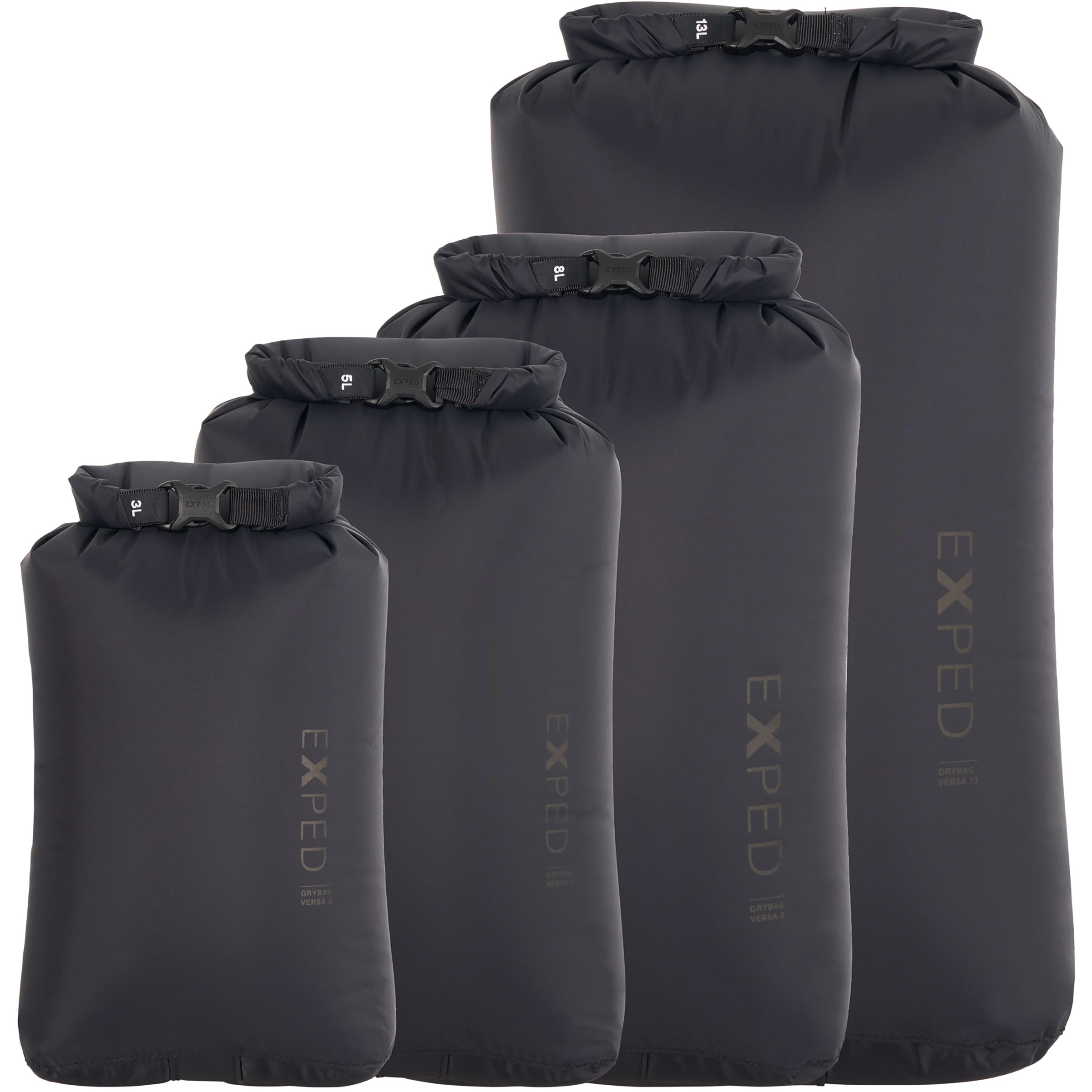 Exped Versa Packsack Set Packsäcke schwarz Reise | Expedition