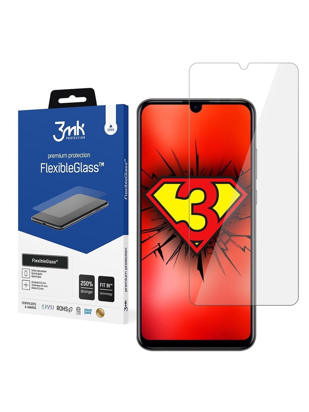3mk FlexibleGlass Hybrid Glass for Huawei P30