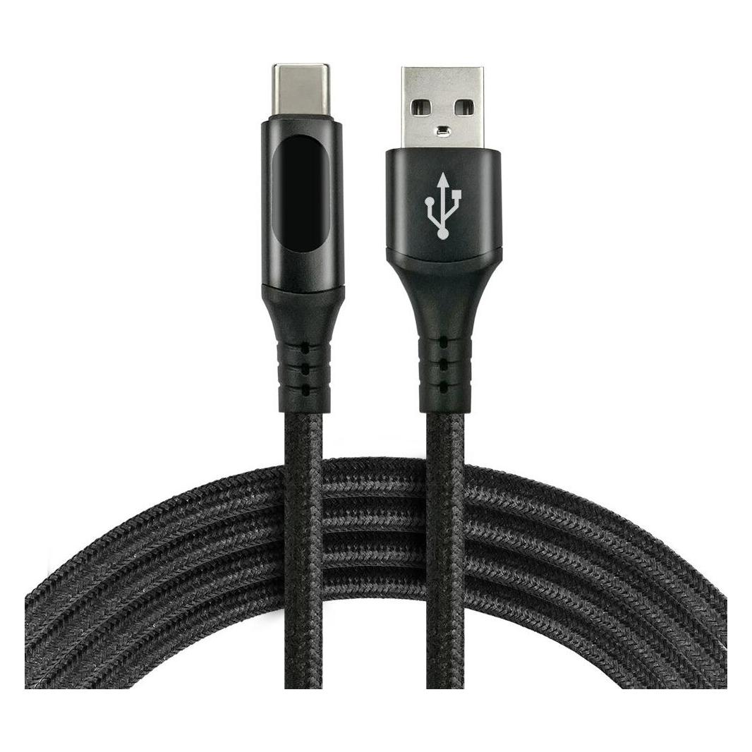 Everactive USB-C > USB-A 2.0 (Display) - Daten-Ladekabel (2 m, USB 2.0, 15 W) (HGP21631)