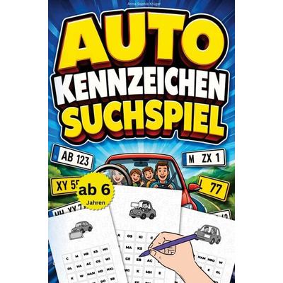 Autokennzeichen Suchspiel, Taschenbuch von Anna Sophie Krüger, Bookmundo, 978-94-039-1526-5