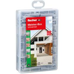 Fischer 513893 Meister-Box UX/UX R Dübel-Sortimentsbox 110 Teile