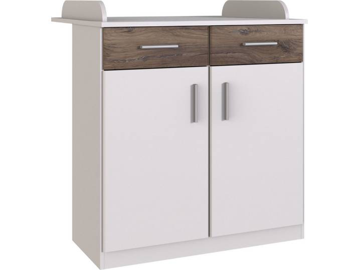 Wimex Wickelkommode Joker, mit 2 Türen und 2 Schubladen, Wickelhöhe 93cm, umbaubar zur Kommode