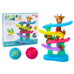 Kugelrutsche Giraffe Affe klingt bunt
