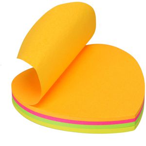 TipTop-Office Haftnotizen Herz, TTO 405342, neon, 20 x 50mm, selbstklebend, 100 Blatt