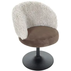 Gutmann Factory Stuhl Cumulus Fell Grau, Beige Grau /