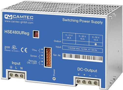 Camtec HSEUreg04801.15T Labornetzgerät, einstellbar 0 - 15 26A 480W Anzahl Ausgänge 1