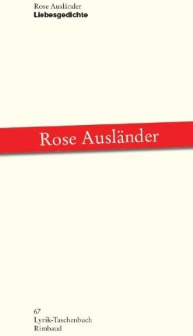 Rose Ausländer - Liebesgedichte - Preis vom 11.10.2026 03:10:56 h