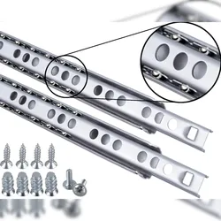 ID Dinkel Schubladenschienen 2 STÜCK Teilauszug Rollenauszug Kugelführung H 17 L 374 mm