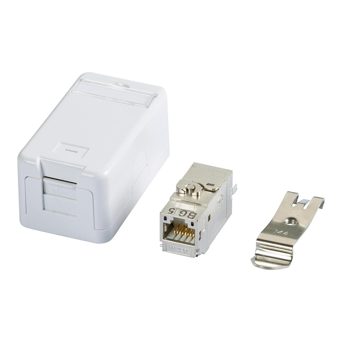 BTR NETCOM Anschlussbox APZ 1P C6Amodul keystone REG-APL 180 ; Metz Connect (130B21D1APL-E)