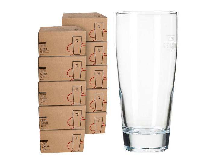 MamboCat Bierglas MamboCat 120er Set Willibecher 0,2 L geeicht Bierglas Trinkglas Drinks, Glas