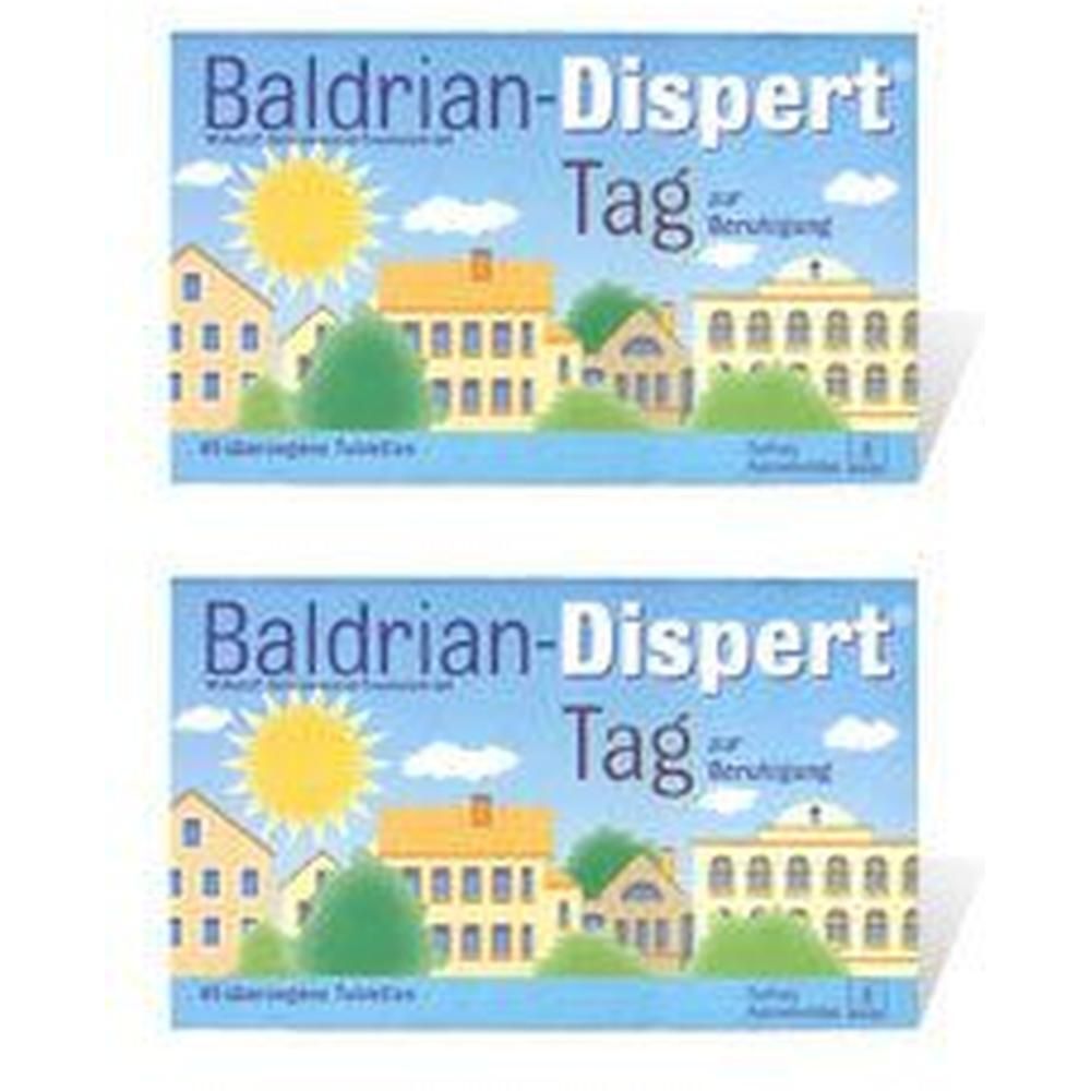 Baldrian Dispert Tag überzogene Tabletten 2x 2x100 St Überzogene