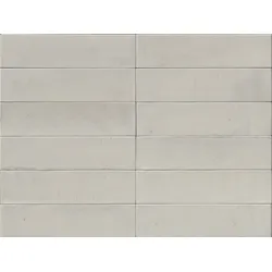 Marazzi Lume Off White 6x24 cm Dekor Wand Glänzend Strukturiert Lux