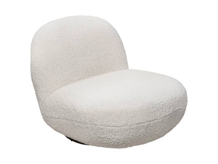 Mid.you Sessel, Creme, Metall, 85x70x99 cm, Made in EU, Sitzfläche 360° drehbar, Wohnzimmer, Sessel, Sonstige Sessel