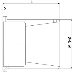 Röhm Spannhülse Min. Ø 36,2 Ausführung R - vulkanisiert Größe KFR / MFR 3 - 1015750