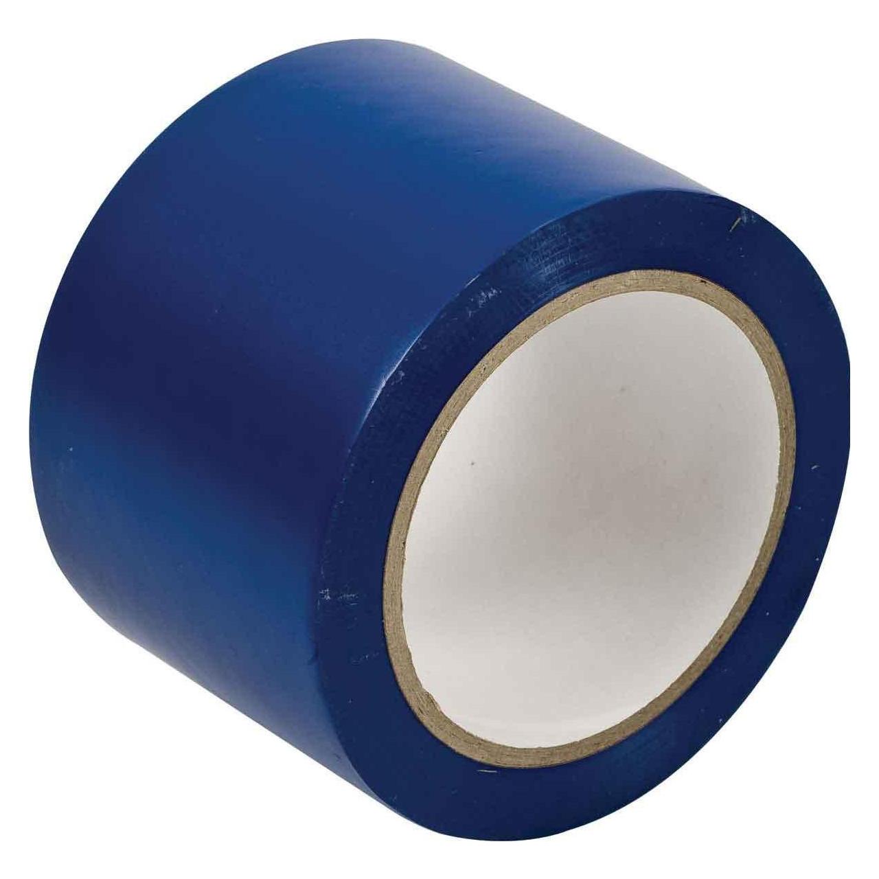 Brady B-726, AMT-3-Blue, Bodenmarkierbänder, selbstklebendes Vinyl, Blau, 75mm x 33m (1 Rolle) (76.20 mm) (AMT-3-BLUE)