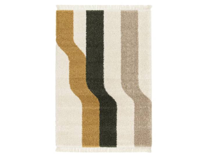 Tapis épais à franges 160 x 230 cm