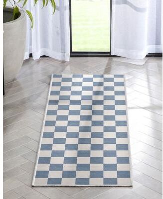 Well Woven Apollo Square Modern Geometric Flat-Weave Area Rug