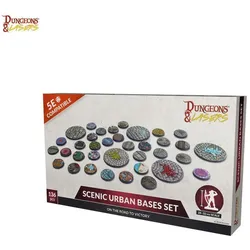 Archon Studio Dungeons & Lasers Miniatures: SCENIC URBAN BASES SET