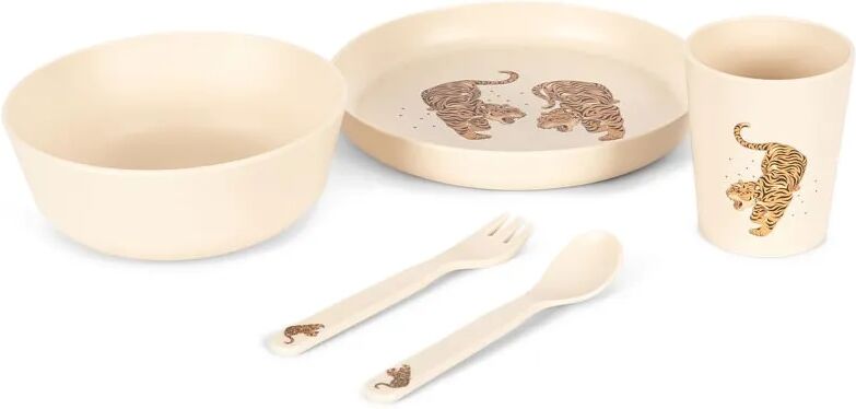 Konges Sløjd Set repas Tiger Beige taille unique
