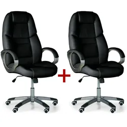 Bürosessel KEVIN 1+1 GRATIS, schwarz