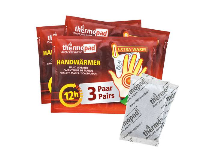 Thermopad Handwärmer 12 Stunden 3 Paar