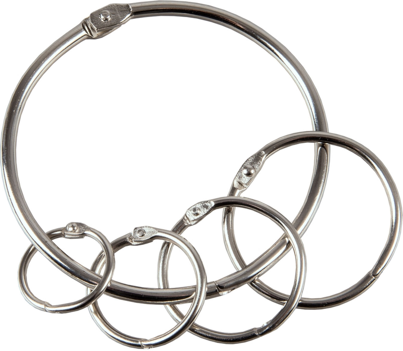 Eichner Metall-Klappringe stabile Ringe zum Aufkleben 25 mm (9015-00686)