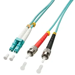 Lindy 46381 InfiniBand/Glasfaserkabel 2 m LC ST Grün