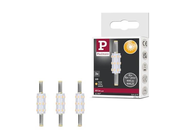 Paulmann 29276 Solar LED Stecksockel Taina Ersatzleuchtmittel 3er-Set 3000K 60lm