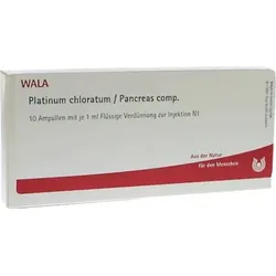 WALA Platinum chloratum / Pancreas comp.Ampullen 10X1 ml Ampullen