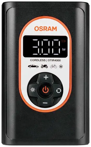 Osram Automotive OTIR4000 Kompressor TYREinflate 4000 8.3 bar Aufbewahrungs-Box/-Tasche, Automatische Abschaltung, mit