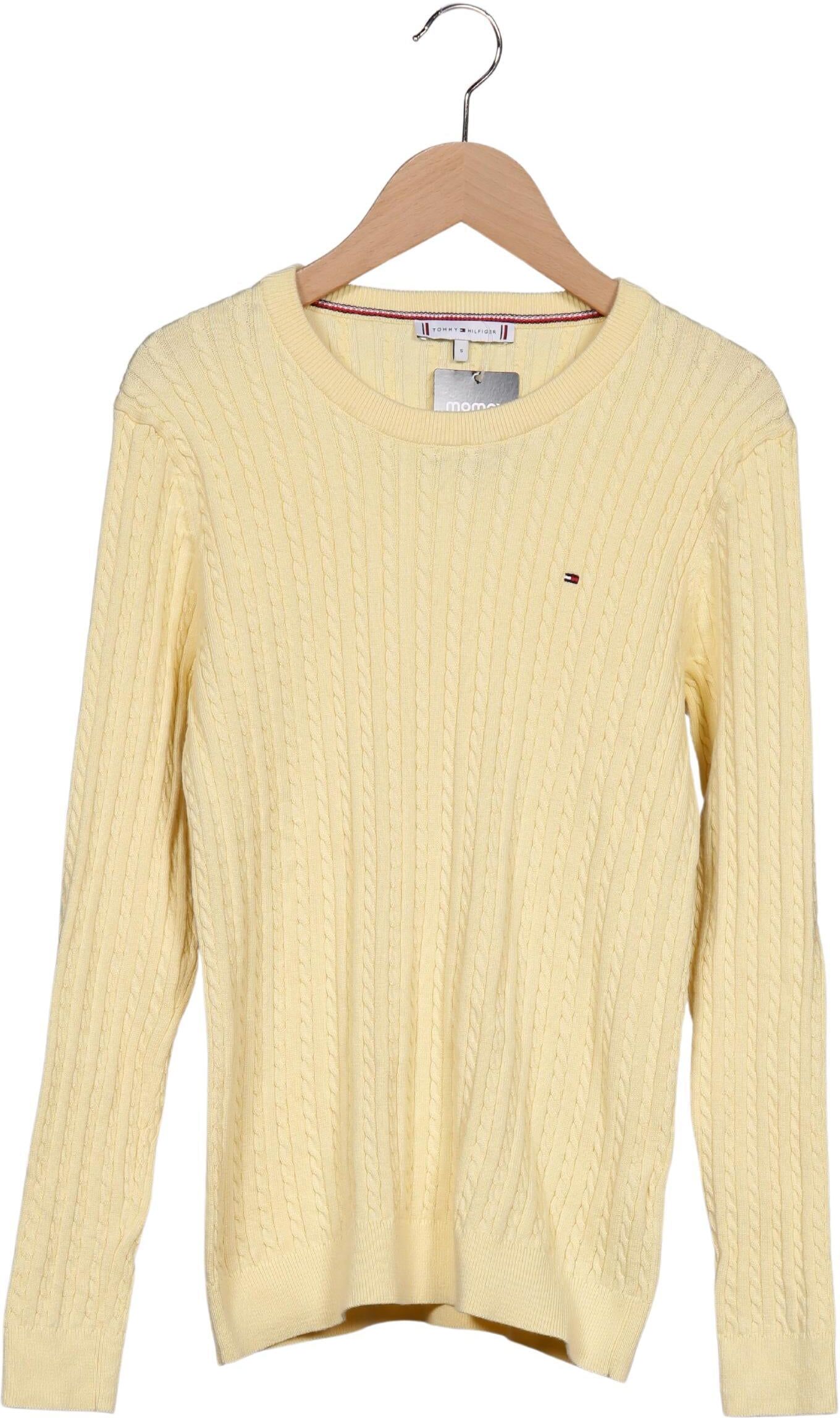 Tommy Hilfiger Damen Pullover, Gelb, Gr. S, Baumwolle - Second Hand