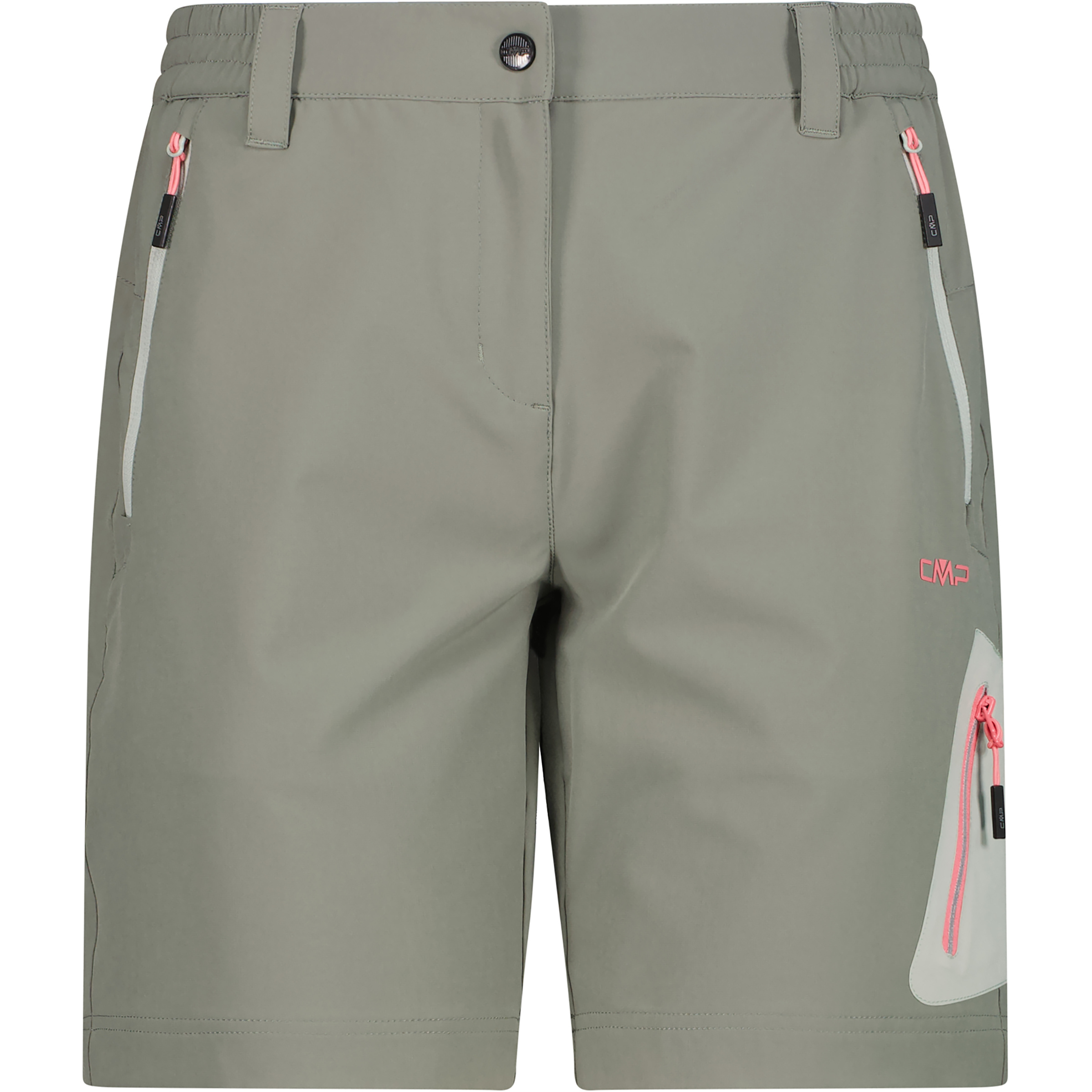 CMP Bermuda Damen Kurze Hosen grau Größe XXS Trekking Elastisch